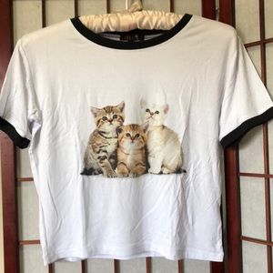 Delias x dolls kill kitty cat ringer tee